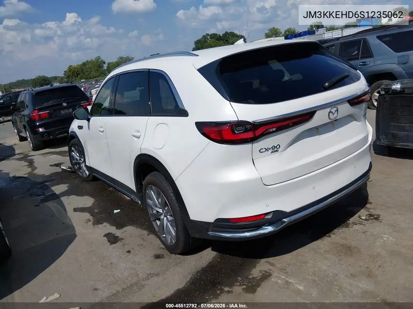 2025 Mazda Cx-90 3.3 Turbo Premium Plus Package VIN: JM3KKEHD6S1235062 Lot: 45512792
