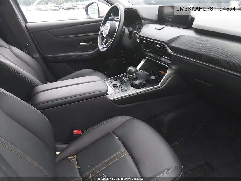 2025 Mazda Cx-90 3.3 Turbo Select Package VIN: JM3KKAHD7S1194594 Lot: 45563145
