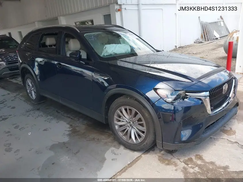 2025 Mazda Cx-90 3.3 Turbo Preferred Package VIN: JM3KKBHD4S1231333 Lot: 45568101