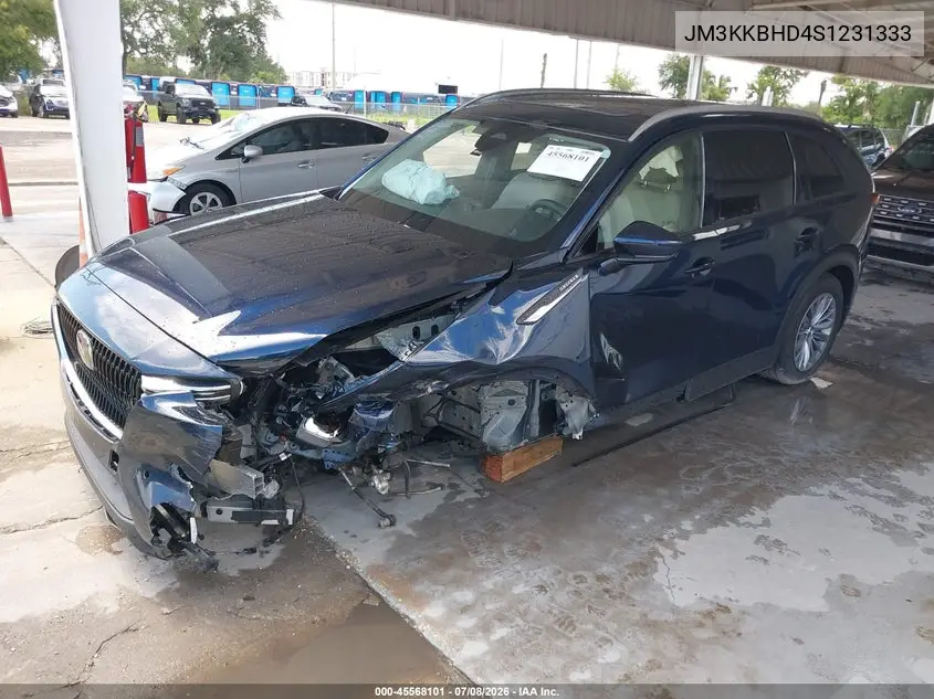 2025 Mazda Cx-90 3.3 Turbo Preferred Package VIN: JM3KKBHD4S1231333 Lot: 45568101