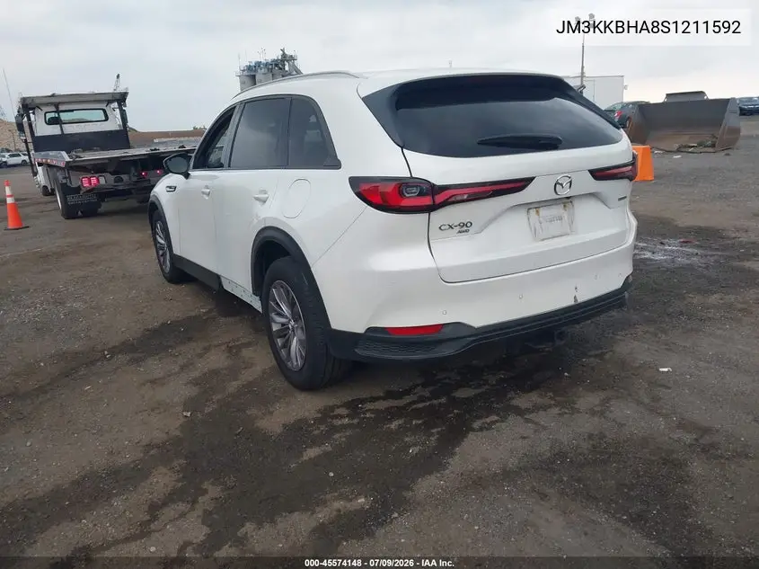 2025 Mazda Cx-90 Phev Preferred Package VIN: JM3KKBHA8S1211592 Lot: 45574148