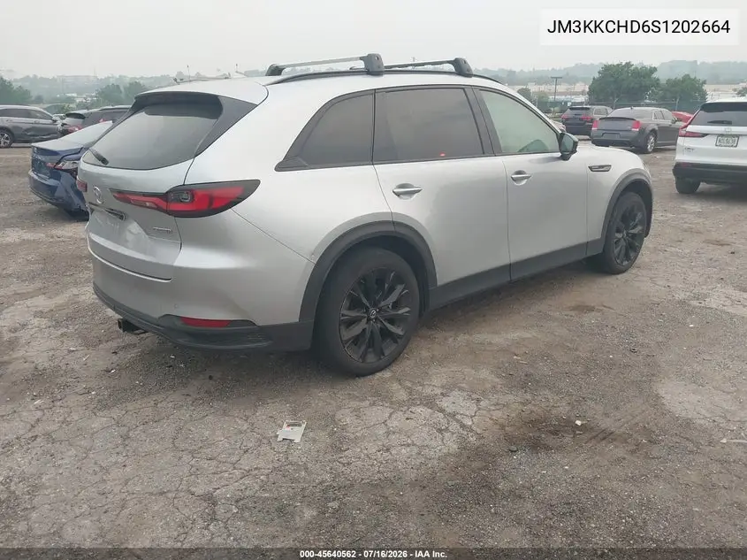 2025 Mazda Cx-90 3.3 Turbo Premium Sport VIN: JM3KKCHD6S1202664 Lot: 45640562