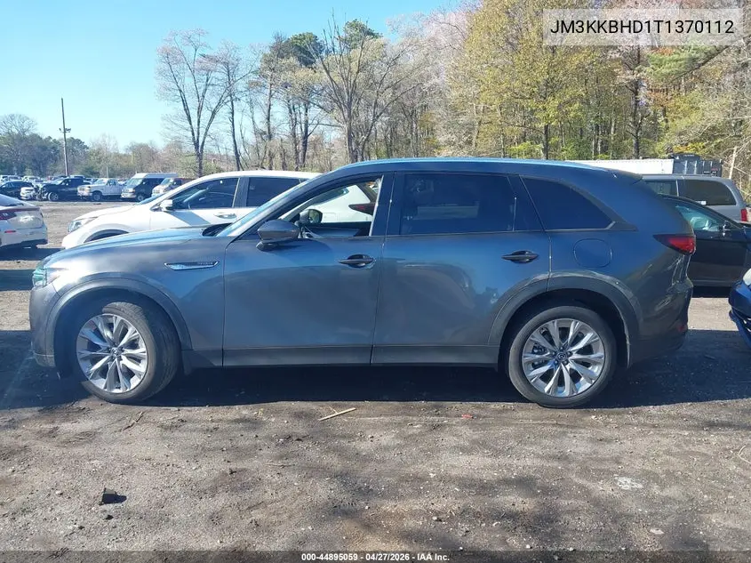 2026 Mazda Cx-90 3.3 Turbo Preferred VIN: JM3KKBHD1T1370112 Lot: 44895059