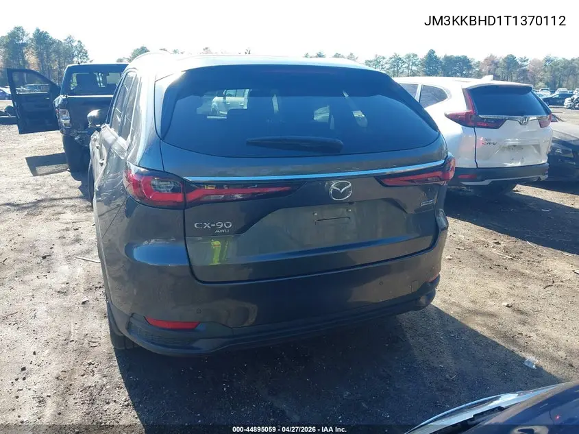 2026 Mazda Cx-90 3.3 Turbo Preferred VIN: JM3KKBHD1T1370112 Lot: 44895059