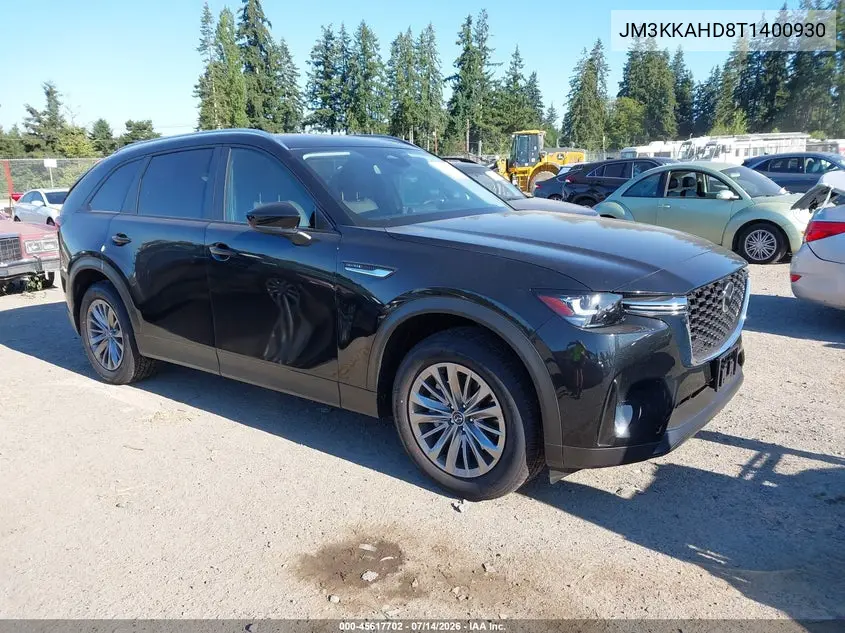 2026 Mazda Cx-90 3.3 Turbo Select VIN: JM3KKAHD8T1400930 Lot: 45617702
