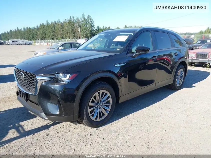 2026 Mazda Cx-90 3.3 Turbo Select VIN: JM3KKAHD8T1400930 Lot: 45617702