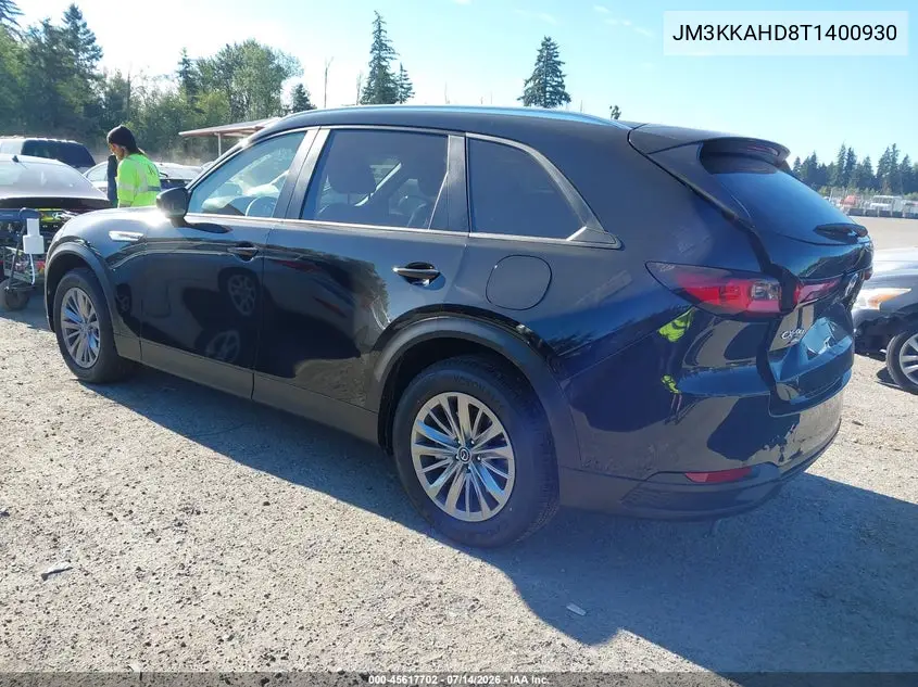 2026 Mazda Cx-90 3.3 Turbo Select VIN: JM3KKAHD8T1400930 Lot: 45617702