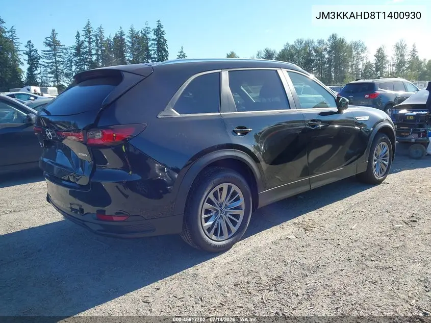 2026 Mazda Cx-90 3.3 Turbo Select VIN: JM3KKAHD8T1400930 Lot: 45617702