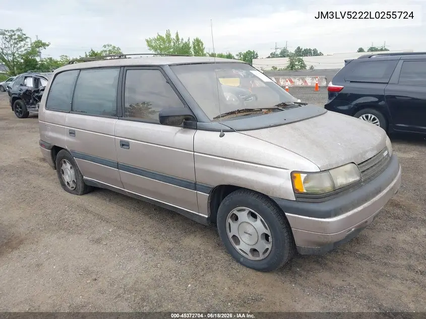 1990 Mazda Mpv Wagon VIN: JM3LV5222L0255724 Lot: 45372704