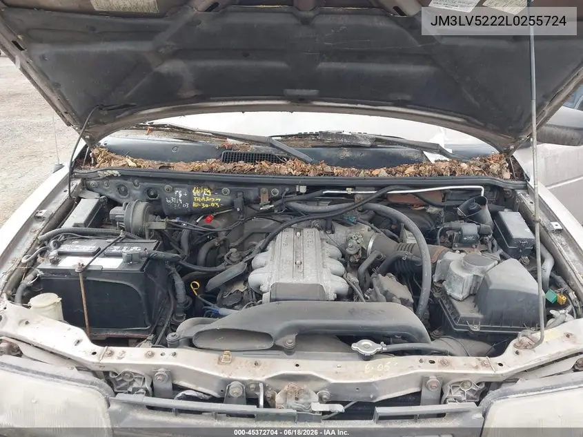 1990 Mazda Mpv Wagon VIN: JM3LV5222L0255724 Lot: 45372704
