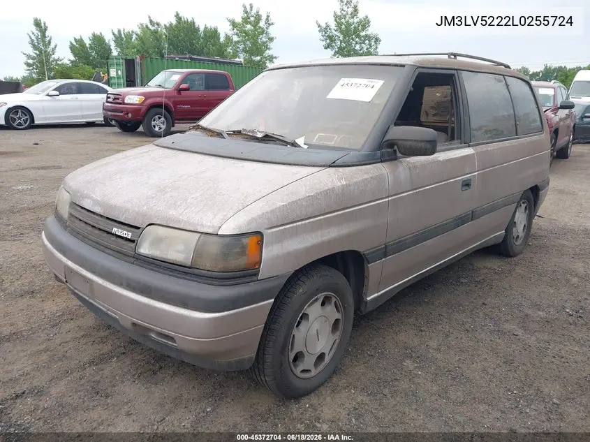 1990 Mazda Mpv Wagon VIN: JM3LV5222L0255724 Lot: 45372704