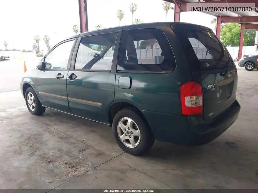 2001 Mazda Mpv Dx/Es/Lx VIN: JM3LW28G710182880 Lot: 45010963