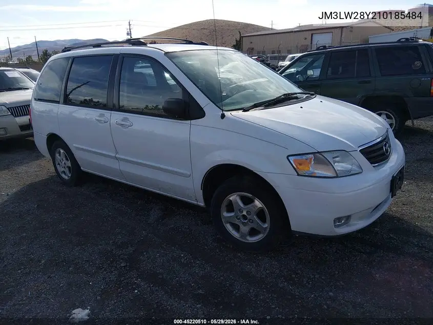 2001 Mazda Mpv Dx/Es/Lx VIN: JM3LW28Y210185484 Lot: 45220510