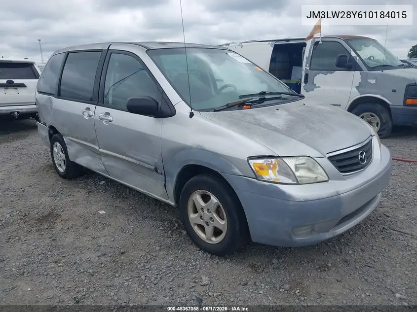 2001 Mazda Mpv Dx/Es/Lx VIN: JM3LW28Y610184015 Lot: 45367058