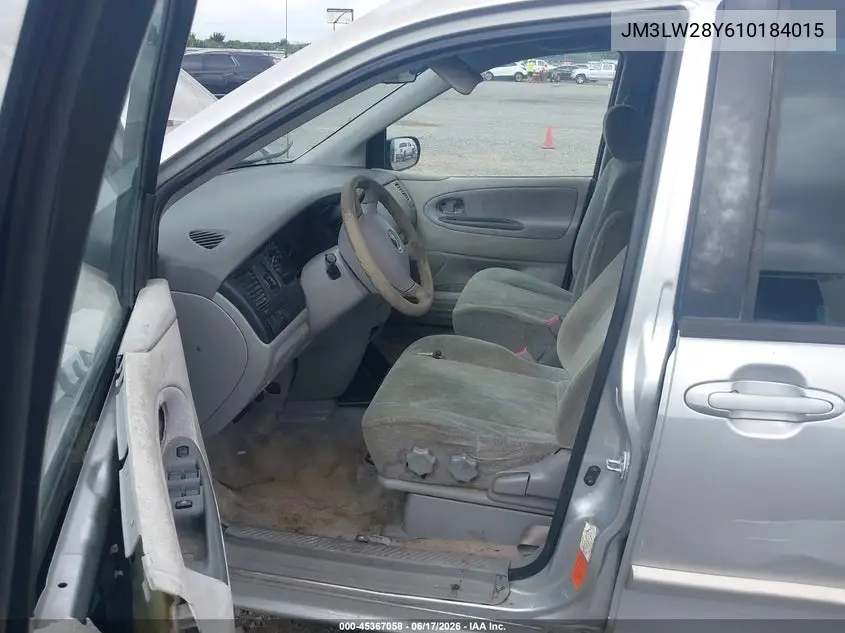 2001 Mazda Mpv Dx/Es/Lx VIN: JM3LW28Y610184015 Lot: 45367058