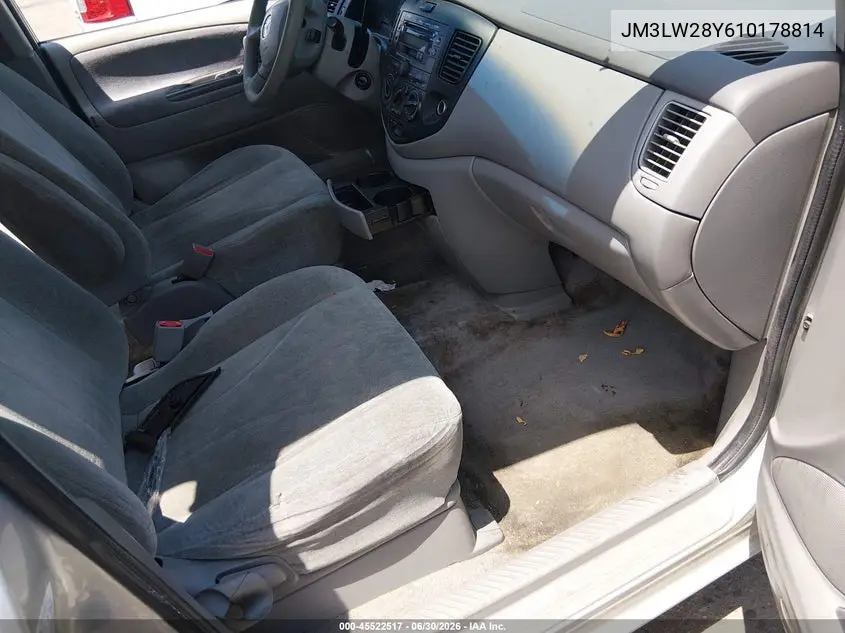 2001 Mazda Mpv Dx/Es/Lx VIN: JM3LW28Y610178814 Lot: 45522517