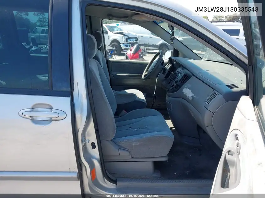 2003 Mazda Mpv Es/Lx/Lx-Sv VIN: JM3LW28J130335543 Lot: 44870658