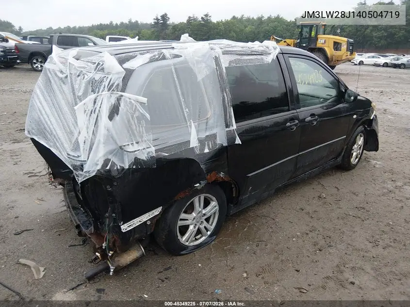 2004 Mazda Mpv Lx VIN: JM3LW28J140504719 Lot: 45349225
