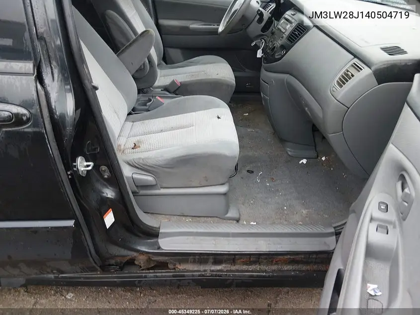 2004 Mazda Mpv Lx VIN: JM3LW28J140504719 Lot: 45349225
