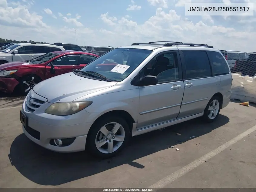 2005 Mazda Mpv Es VIN: JM3LW28J250551517 Lot: 45419986