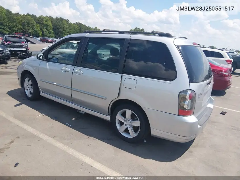2005 Mazda Mpv Es VIN: JM3LW28J250551517 Lot: 45419986