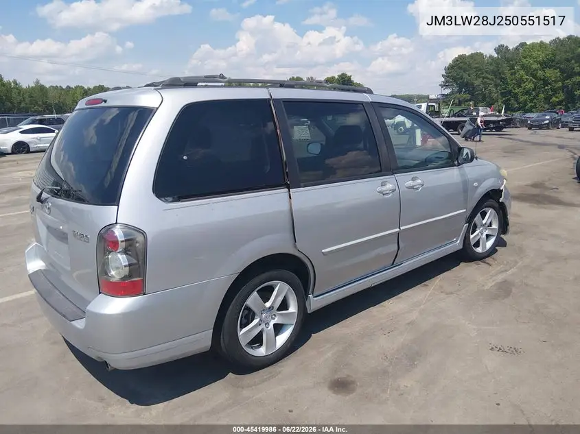 2005 Mazda Mpv Es VIN: JM3LW28J250551517 Lot: 45419986