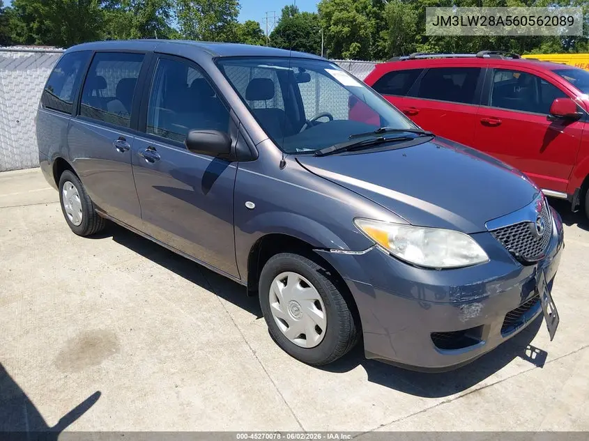 2006 Mazda Mpv Lx-Sv VIN: JM3LW28A560562089 Lot: 45270078