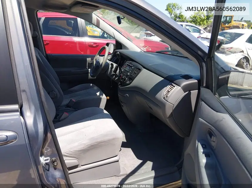 2006 Mazda Mpv Lx-Sv VIN: JM3LW28A560562089 Lot: 45270078