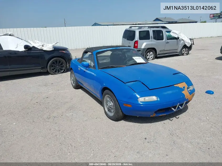 1990 Mazda Mx-5 Miata VIN: JM1NA3513L0142062 Lot: 45415046
