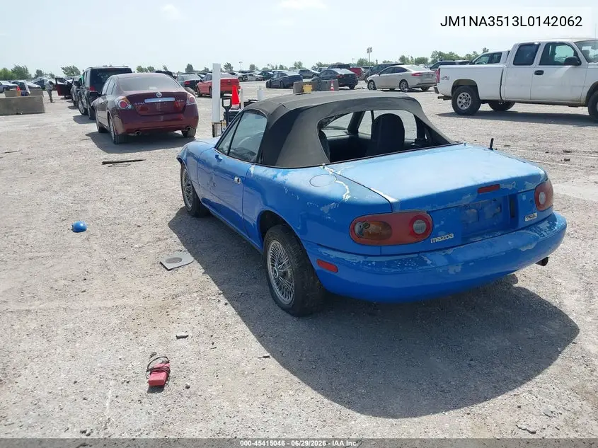 1990 Mazda Mx-5 Miata VIN: JM1NA3513L0142062 Lot: 45415046