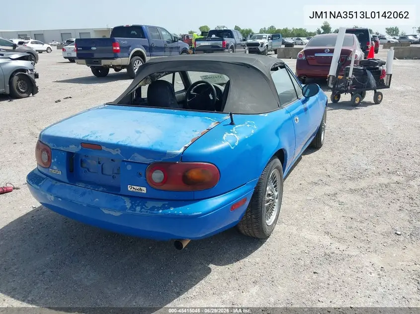 1990 Mazda Mx-5 Miata VIN: JM1NA3513L0142062 Lot: 45415046