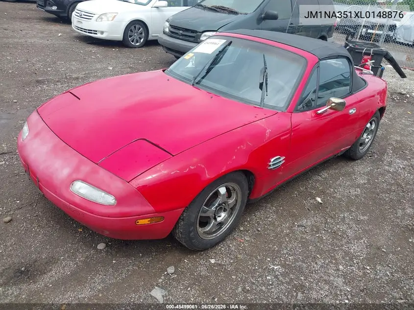 1990 Mazda Mx-5 Miata VIN: JM1NA351XL0148876 Lot: 45499061
