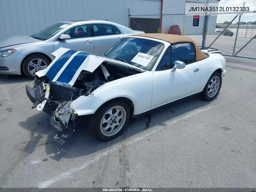 1990 Mazda Mx-5 Miata VIN: JM1NA3512L0132333 Lot: 45542799