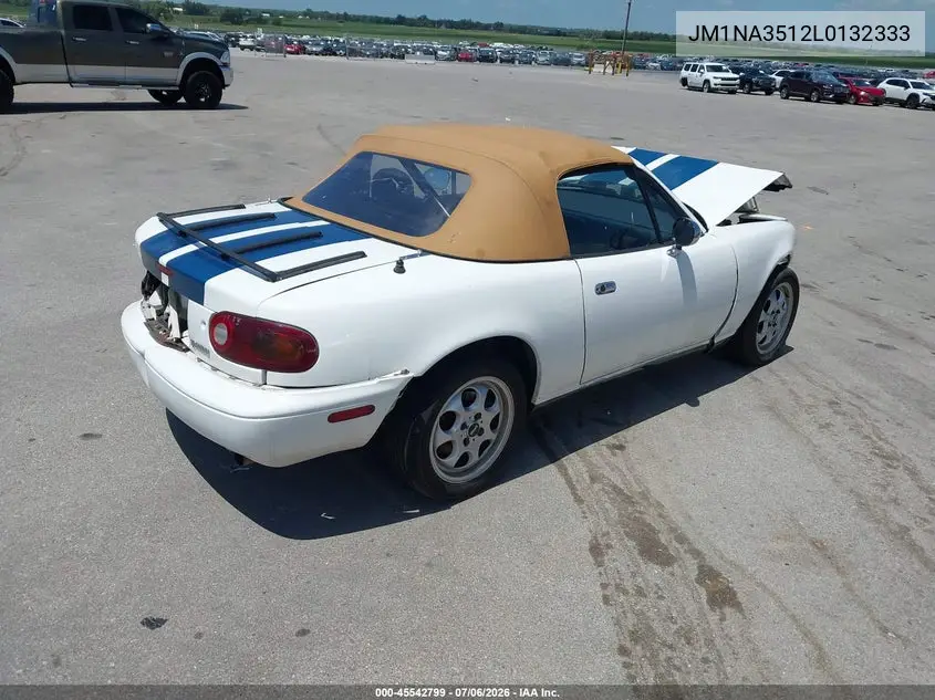 1990 Mazda Mx-5 Miata VIN: JM1NA3512L0132333 Lot: 45542799