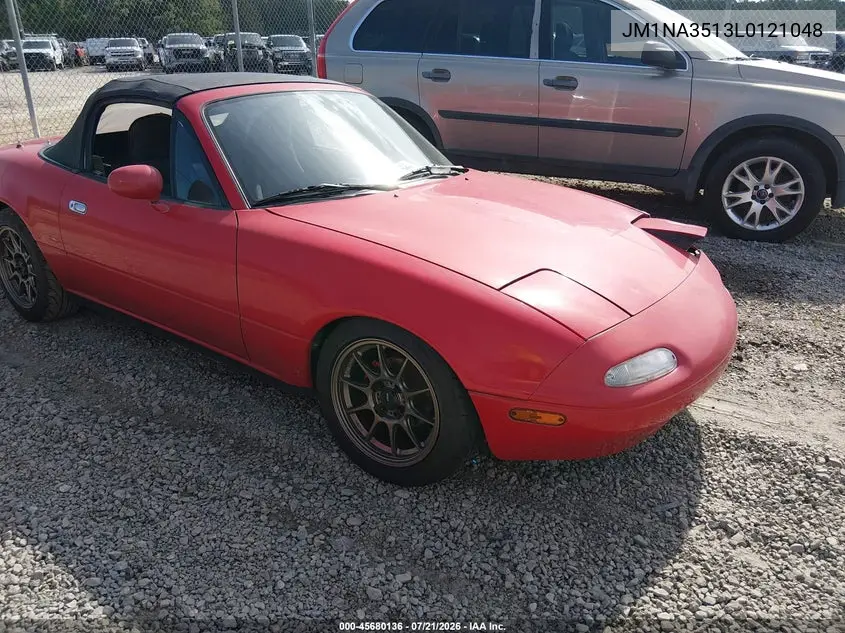1990 Mazda Mx-5 Miata VIN: JM1NA3513L0121048 Lot: 45680136