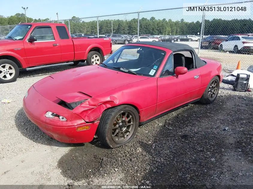 1990 Mazda Mx-5 Miata VIN: JM1NA3513L0121048 Lot: 45680136