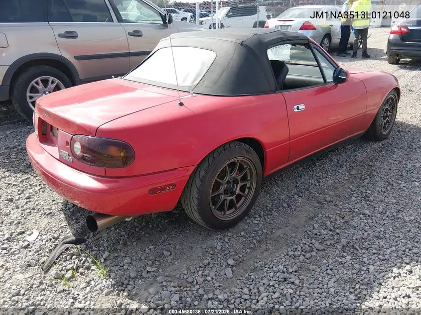 1990 Mazda Mx-5 Miata VIN: JM1NA3513L0121048 Lot: 45680136