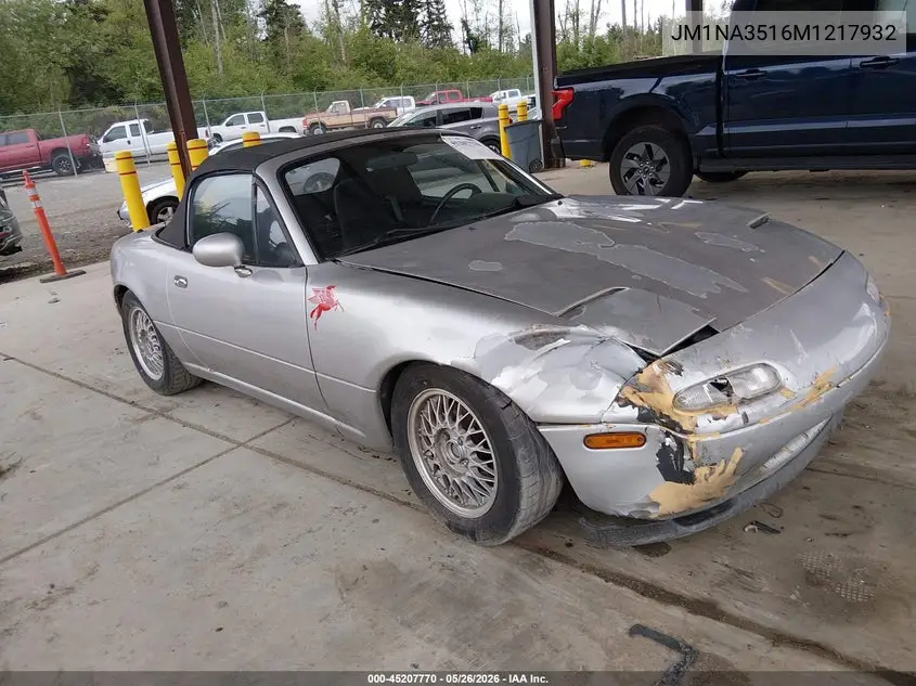 1991 Mazda Mx-5 Miata VIN: JM1NA3516M1217932 Lot: 45207770