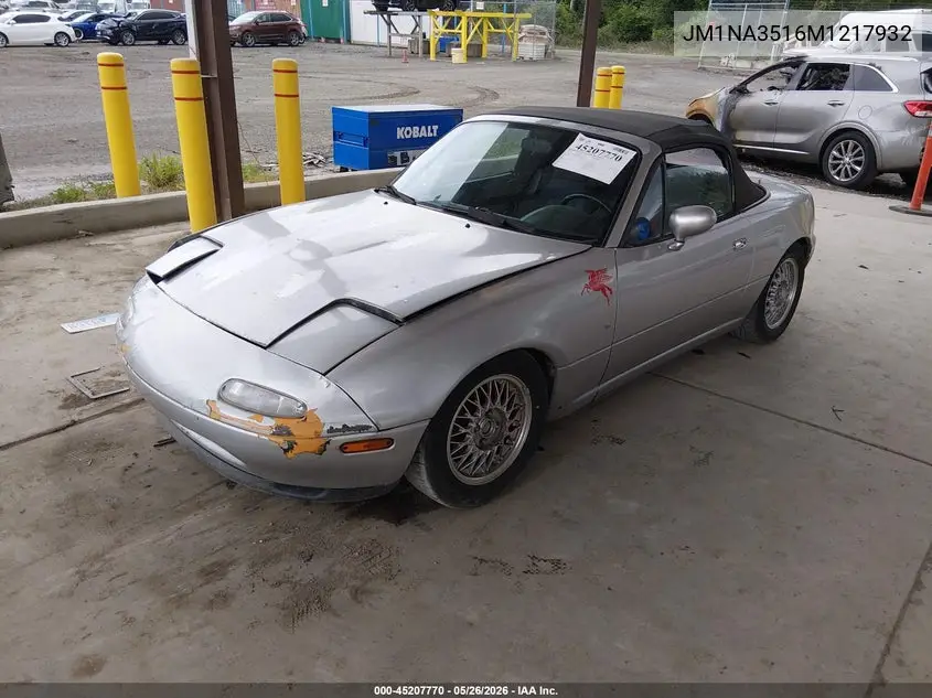 1991 Mazda Mx-5 Miata VIN: JM1NA3516M1217932 Lot: 45207770