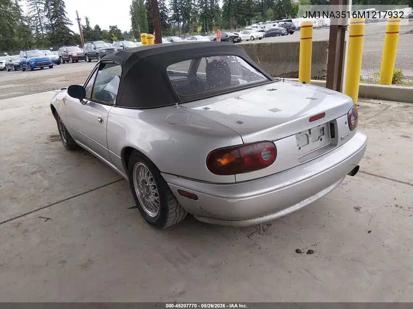 1991 Mazda Mx-5 Miata VIN: JM1NA3516M1217932 Lot: 45207770