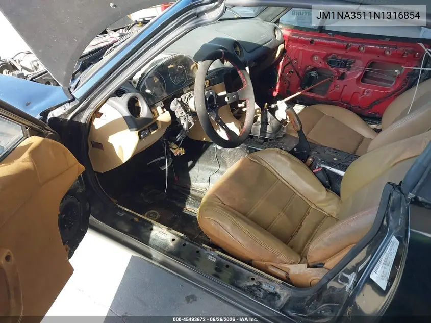1992 Mazda Mx-5 Miata VIN: JM1NA3511N1316854 Lot: 45493672