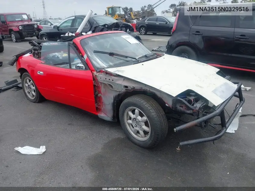 1992 Mazda Mx-5 Miata VIN: JM1NA3515N0329516 Lot: 45509720