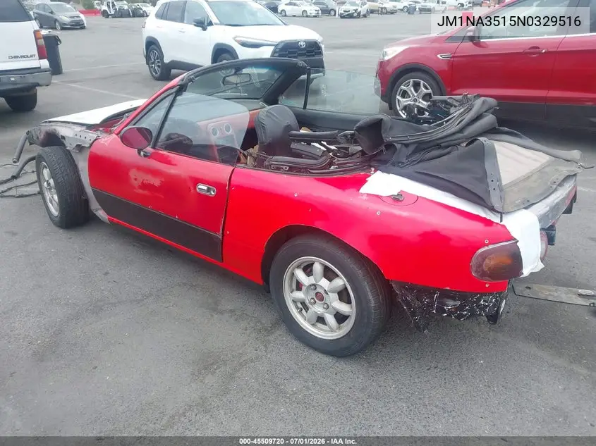1992 Mazda Mx-5 Miata VIN: JM1NA3515N0329516 Lot: 45509720