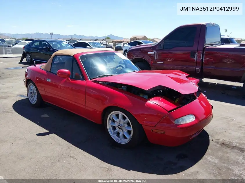 1993 Mazda Mx-5 Miata VIN: JM1NA3512P0412999 Lot: 45486013