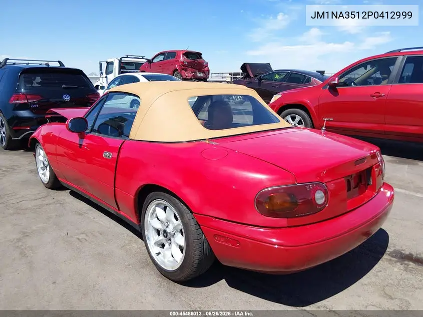 1993 Mazda Mx-5 Miata VIN: JM1NA3512P0412999 Lot: 45486013