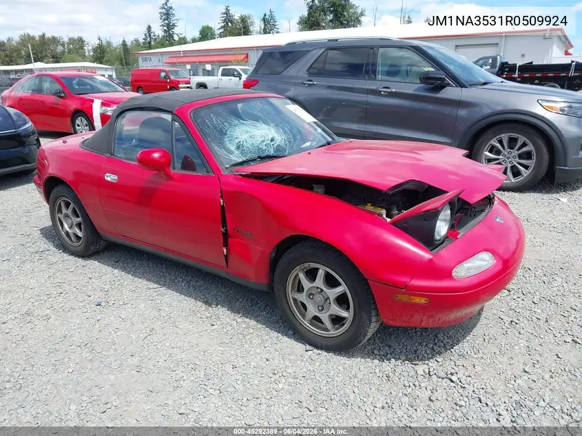 1994 Mazda Mx-5 Miata VIN: JM1NA3531R0509924 Lot: 45292389