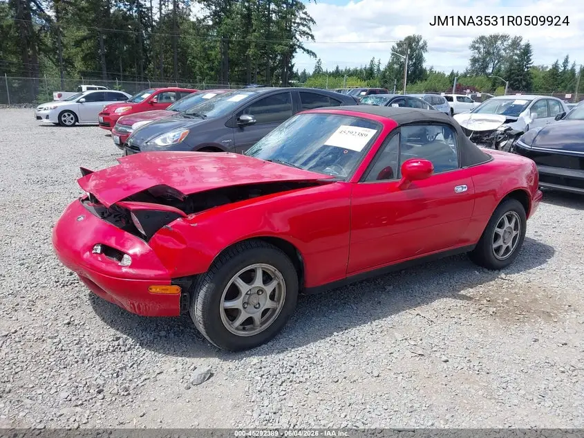 1994 Mazda Mx-5 Miata VIN: JM1NA3531R0509924 Lot: 45292389