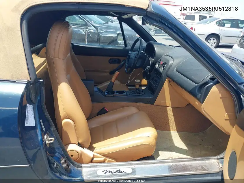 1994 Mazda Mx-5 Miata VIN: JM1NA3536R0512818 Lot: 45305733