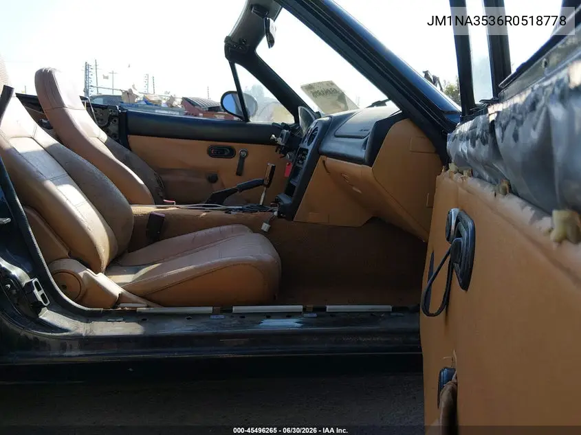 1994 Mazda Mx-5 Miata VIN: JM1NA3536R0518778 Lot: 45496265