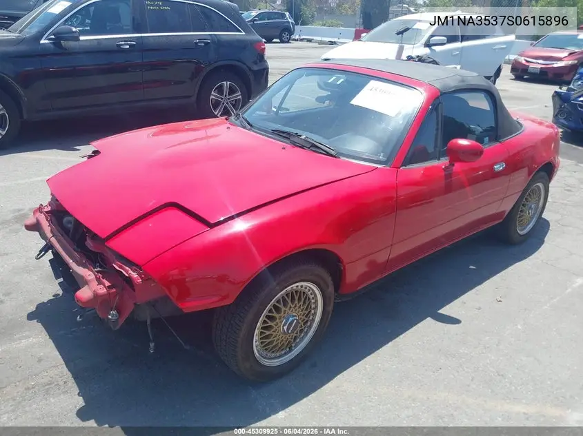 1995 Mazda Mx-5 Miata VIN: JM1NA3537S0615896 Lot: 45309925
